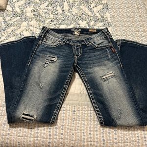 Silver Pioneer bootcut jeans